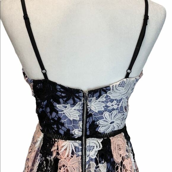NWT Romeo & Juliet Couture Floral Lace Dress Sz M Babydoll Coquette Y2K Romantic - Picture 8 of 12